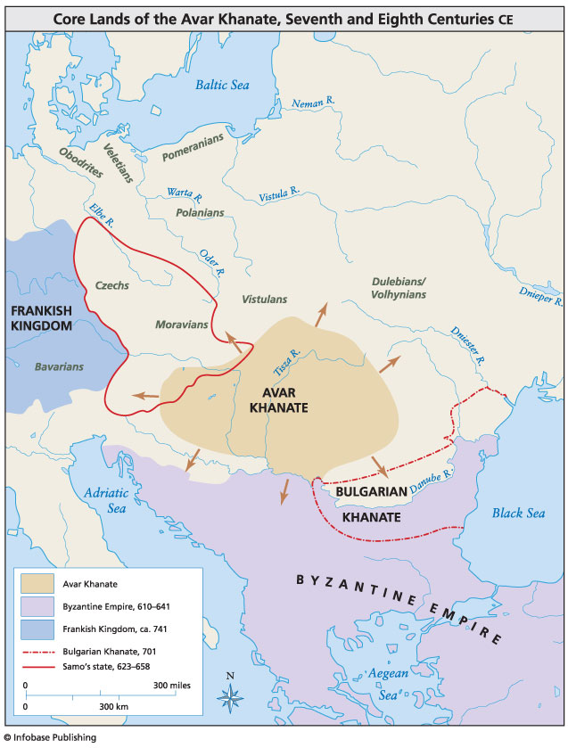 Авары карта расселения